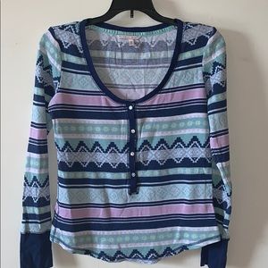 Victoria’s Secret Women’s XS Thermal Pajama Shirt
